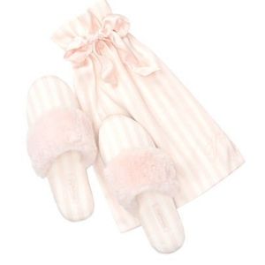 VICTORIA SECRET SATIN SLIPPERS